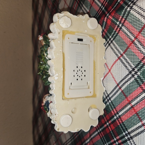 Festive Holiday Motion Sensored Musical Santa & Children Figurine - Picture 7 of 8